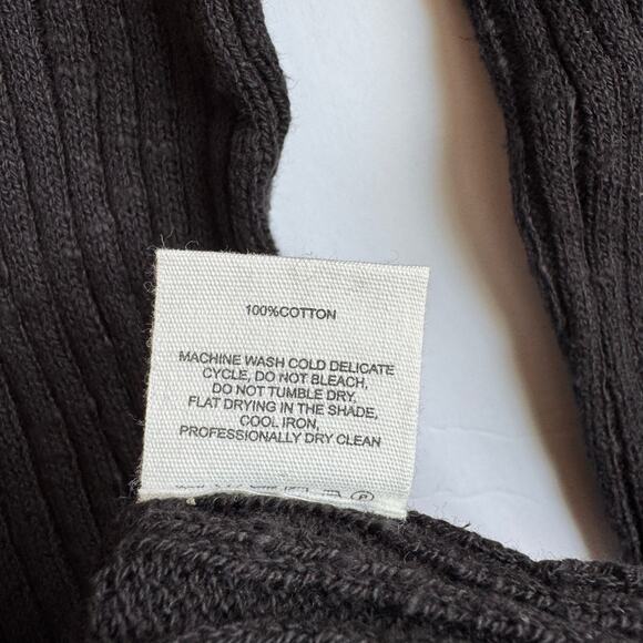 Rumored Ribbed Mini Sweater Dress size medium black - Picture 9 of 14